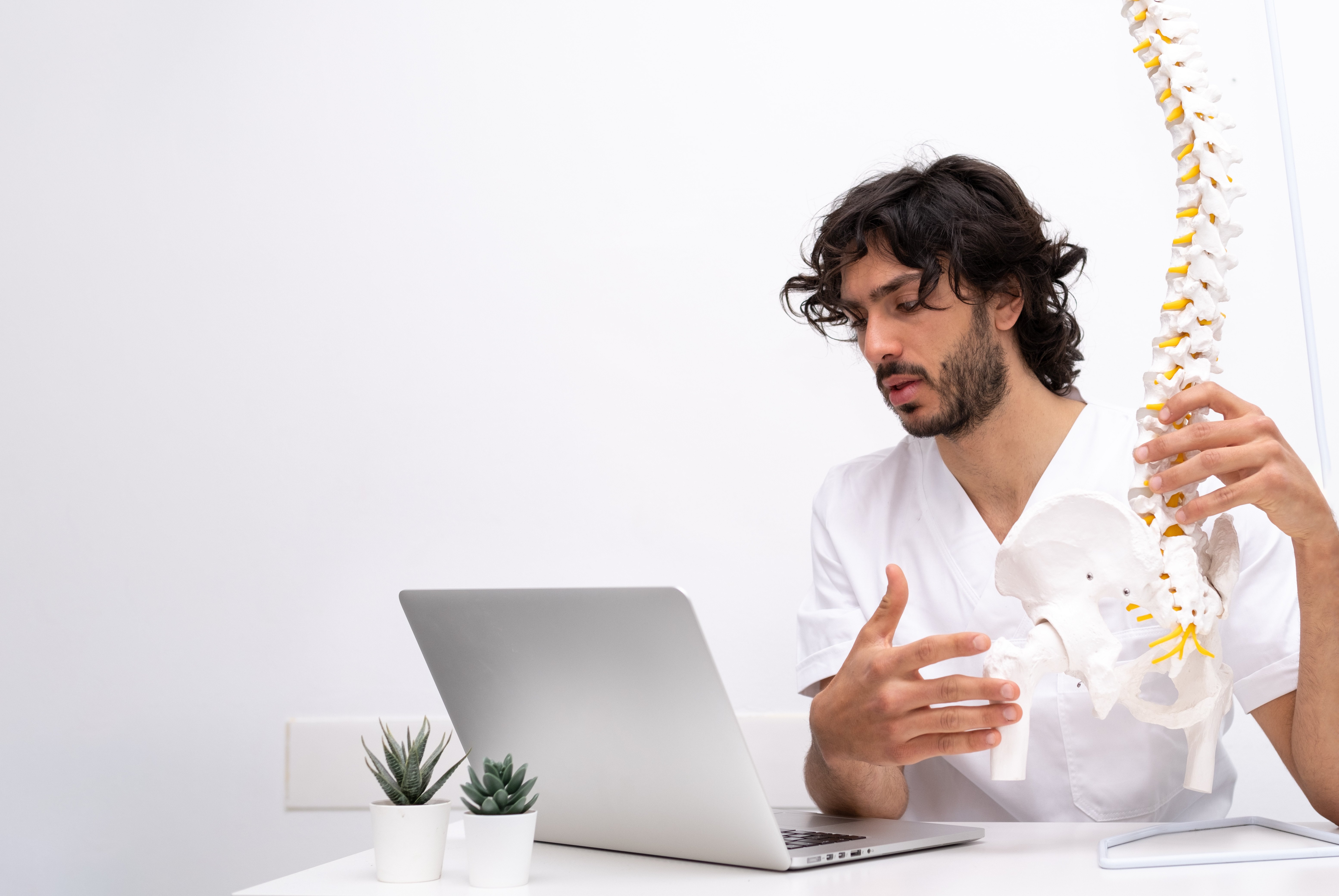 Online consultation spine model